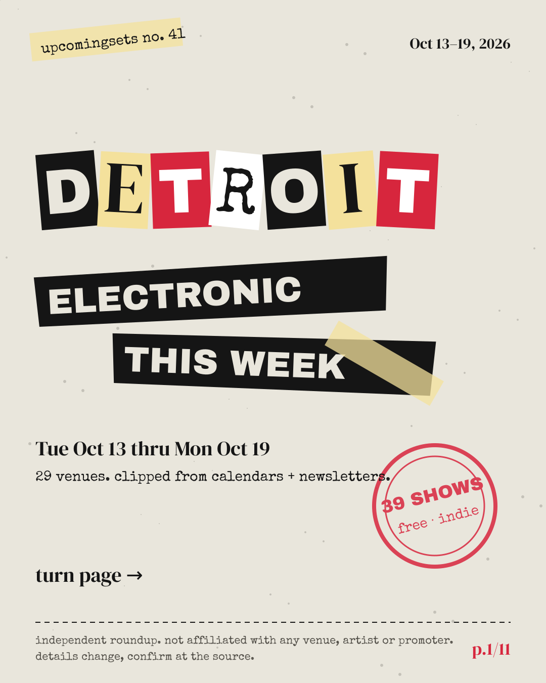 Detroit Electronic slide 1 of 11