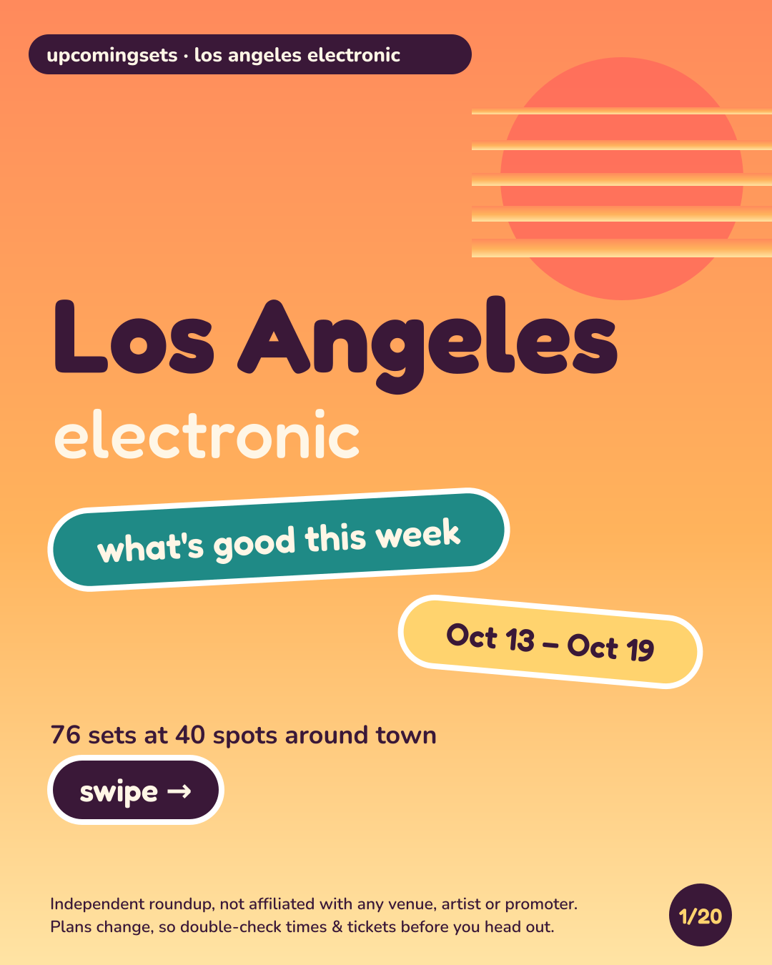 Los Angeles Electronic slide 1 of 20